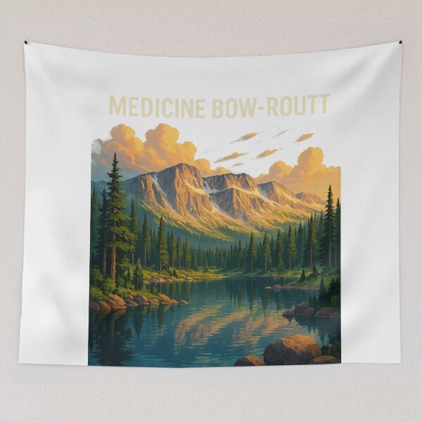Item preview, Medicine Bow–Routt National Forest – Mountain Reflection Landscape designed and sold by Aryabek.