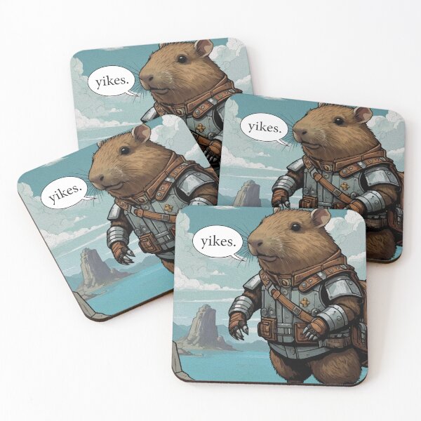 Item preview, Space Capybara designed and sold by ChiliPics.