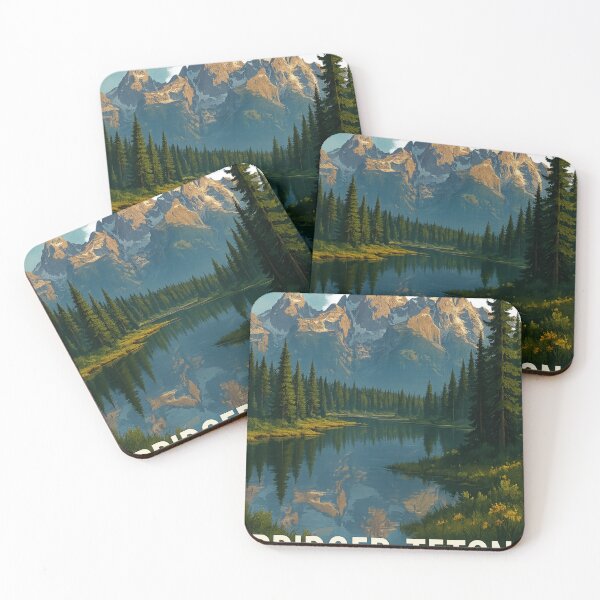 Item preview, Bridger–Teton National Forest – Teton Range and River Valley designed and sold by Aryabek.