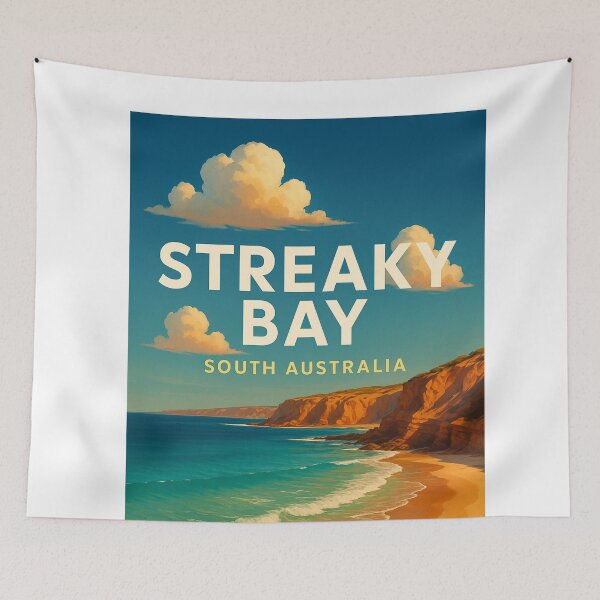 Item preview, Streaky Bay South Australia – Coastal Cliffs and Ocean Horizon designed and sold by Aryabek.