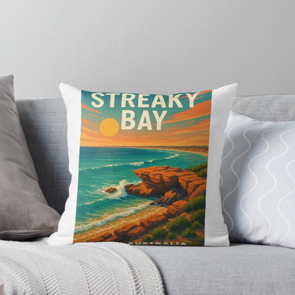 Item preview, Streaky Bay South Australia – Sunset over Rocky Shoreline designed and sold by Aryabek.
