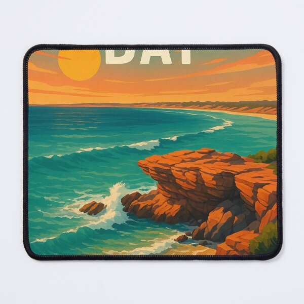 Item preview, Streaky Bay South Australia – Sunset over Rocky Shoreline designed and sold by Aryabek.