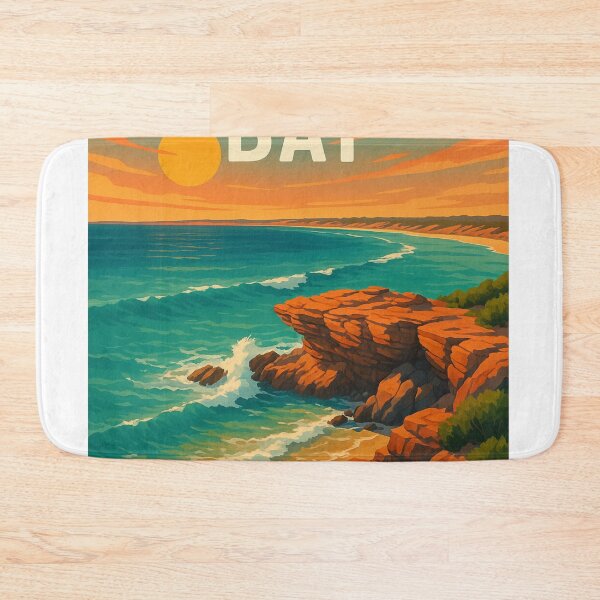 Item preview, Streaky Bay South Australia – Sunset over Rocky Shoreline designed and sold by Aryabek.