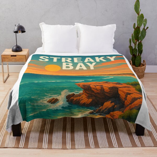 Item preview, Streaky Bay South Australia – Sunset over Rocky Shoreline designed and sold by Aryabek.