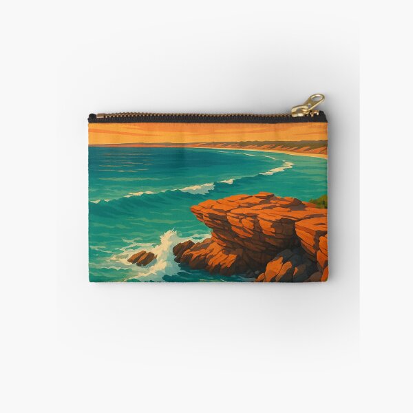Item preview, Streaky Bay South Australia – Sunset over Rocky Shoreline designed and sold by Aryabek.