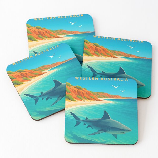 Item preview, Shark Bay – Coastal Waters of Western Australia designed and sold by Aryabek.