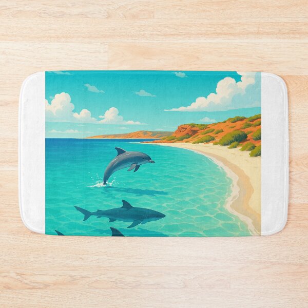 Item preview, Shark Bay – Dolphins and Sharks Along Western Australia's Coral Coast designed and sold by Aryabek.