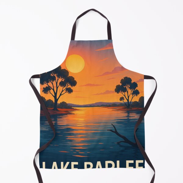 Item preview, Lake Barlee – Sunset Silhouette in Inland Western Australia designed and sold by Aryabek.