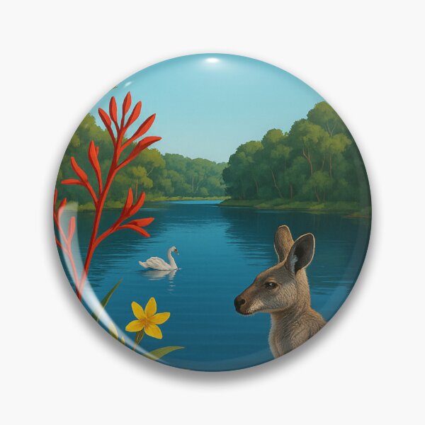 Item preview, Yanchep National Park – Kangaroos and Wetland Flora designed and sold by Aryabek.