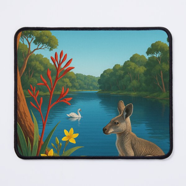 Item preview, Yanchep National Park – Kangaroos and Wetland Flora designed and sold by Aryabek.