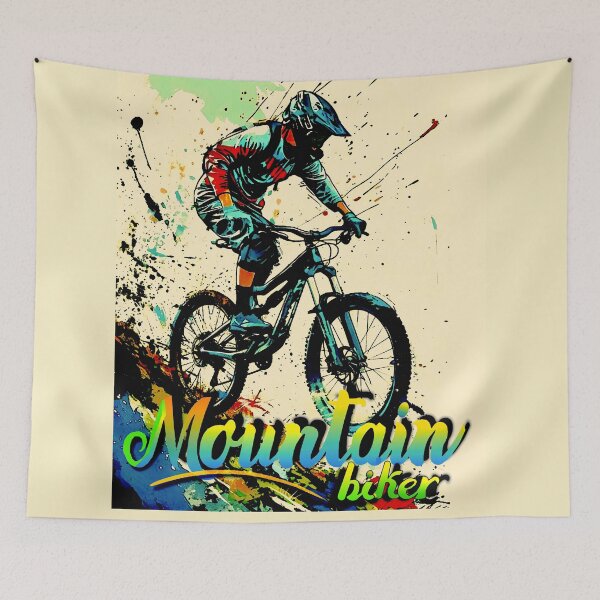 Item preview, Mountain Biker designed and sold by ViaARTfactory.
