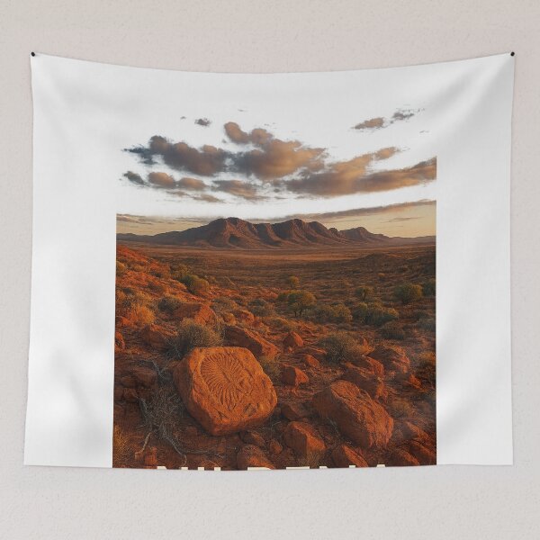 Item preview, Nilpena Ediacara National Park – Fossil Ridge and Arid Plains designed and sold by Aryabek.