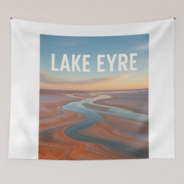 Item preview, Lake Eyre National Park – Channel Patterns of Kati Thanda designed and sold by Aryabek.
