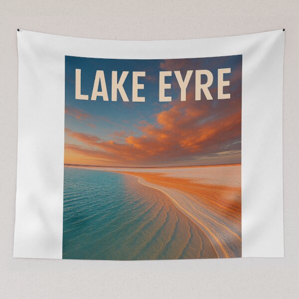 Item preview, Lake Eyre National Park – Shoreline Sunset at Kati Thanda designed and sold by Aryabek.
