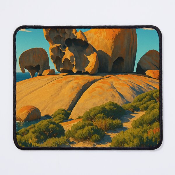 Item preview, Flinders Chase National Park – Coastal Cliffs and Eroded Stone designed and sold by Aryabek.