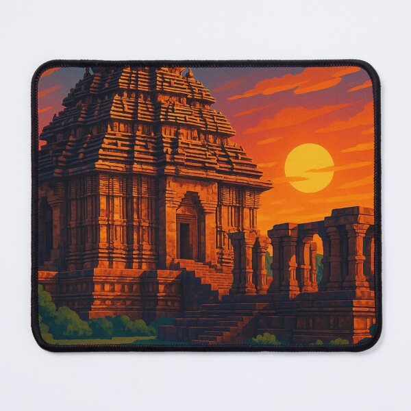 Item preview, Konark Sun Temple – Sunset Glow on Odisha’s Iconic Monument designed and sold by Aryabek.