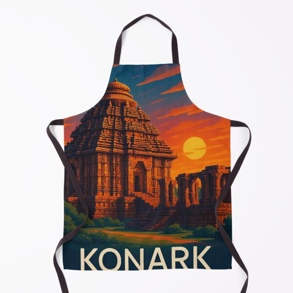 Item preview, Konark Sun Temple – Sunset Glow on Odisha’s Iconic Monument designed and sold by Aryabek.
