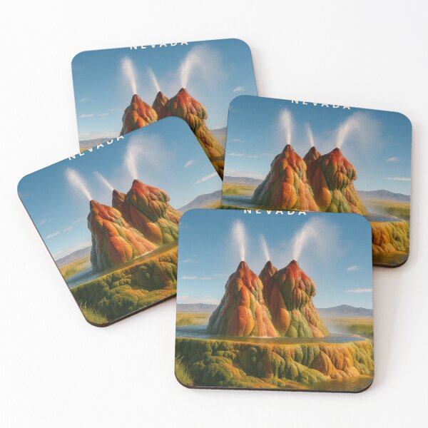 Item preview, Fly Geyser Nevada – Mineral Formations and Desert Steam designed and sold by Aryabek.