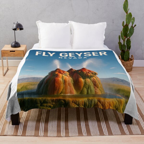 Item preview, Fly Geyser Nevada – Mineral Formations and Desert Steam designed and sold by Aryabek.