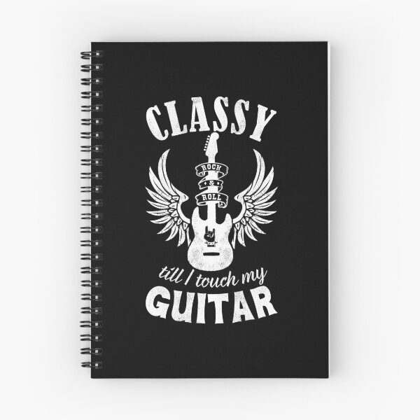 Item preview, Classy till I touch my Guitar white designed and sold by Line2Rhyme.