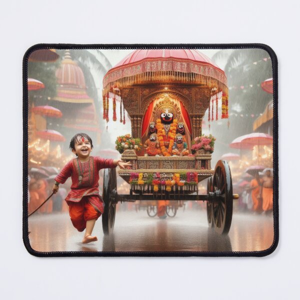 Item preview, A Child Pulls Jagannath’s Cart in Traditional Attire designed and sold by auro897215.