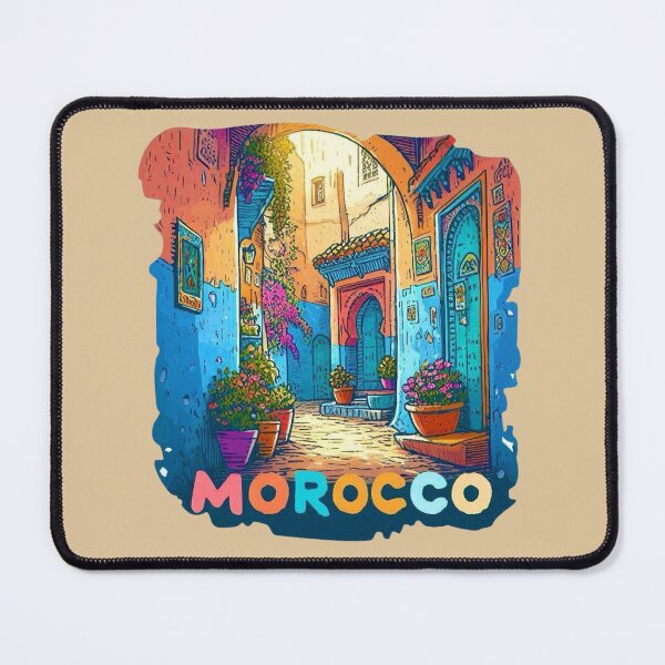 Item preview, Morocco - Blue Streets of Chefchaouen designed and sold by Myra365Art.