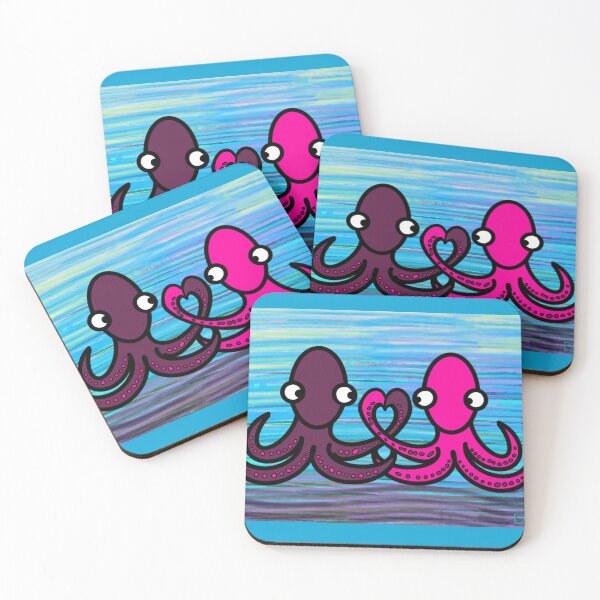 Item preview, Octopi in love designed and sold by Hulabloom.