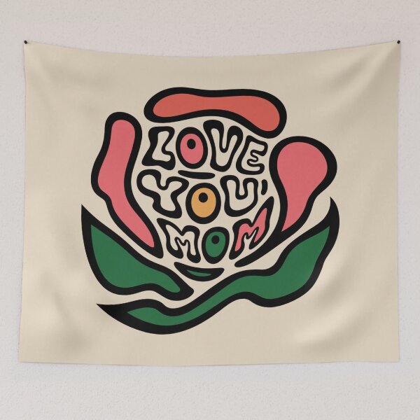 Item preview, Happy mother's day Rose - Love you mom text designed and sold by SharingLove.
