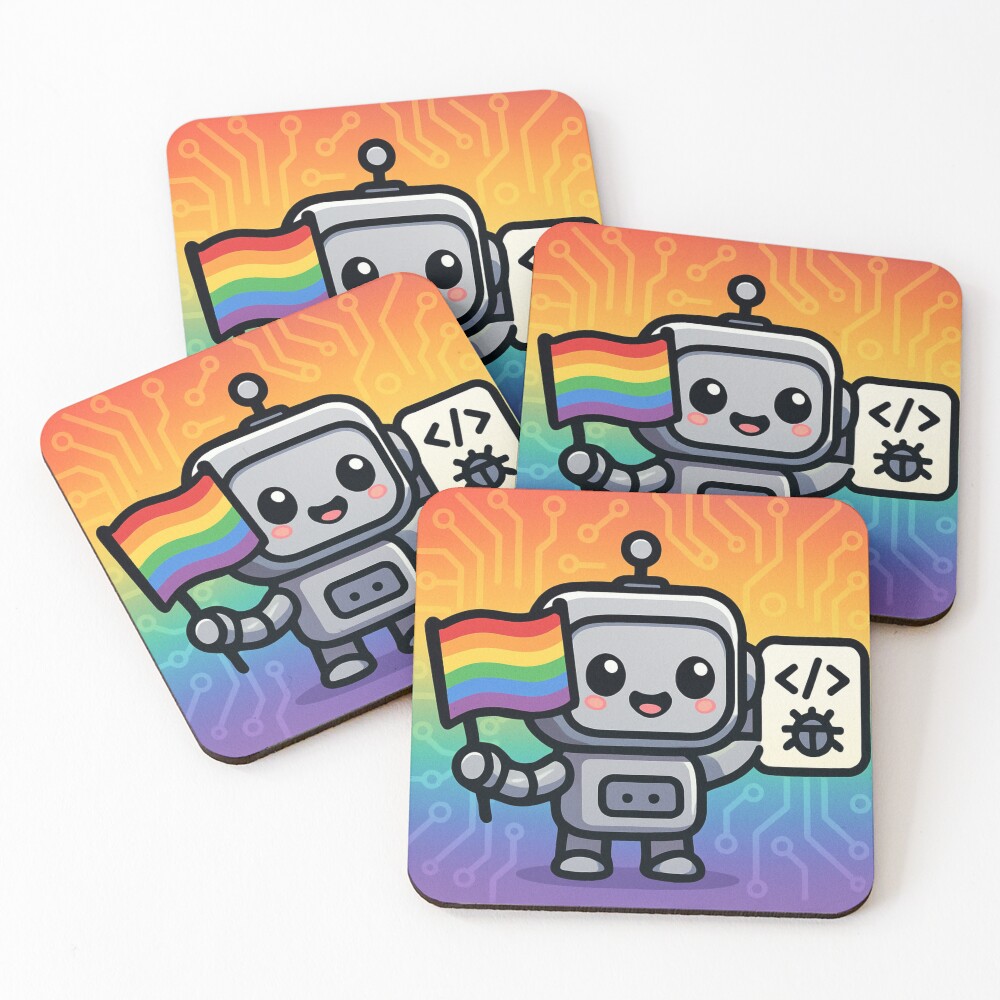 Item preview, Coasters (Set of 4) designed and sold by PixelEchos.