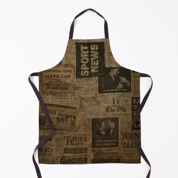 Item preview, Vintage Newspaper Collage designed and sold by Kaleidoscope Print.