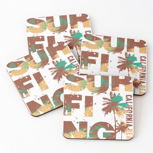 Item preview, Surfing California Beach – Retro Palm Tree Grunge designed and sold by PIXEL WORN.