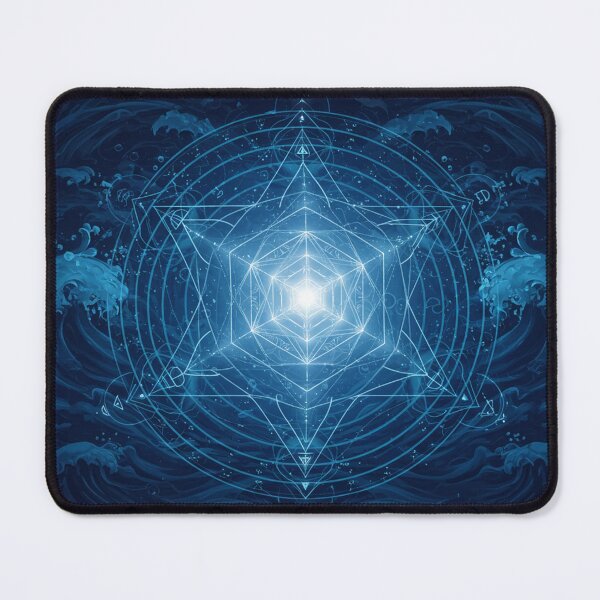 Item preview, Mystic Sacred Geometry with Cosmic Ocean Waves – Metatron’s Cube Art designed and sold by Tommy Studio.