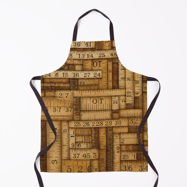 Item preview, Vintage Ruler Collage designed and sold by Kaleidoscope Print.