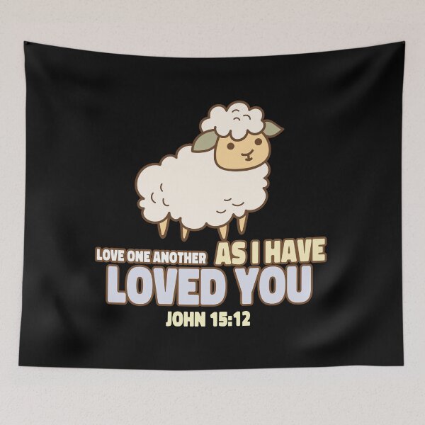 Item preview, Love One Another – John 15:12 | Bible Verse | Inspirational designed and sold by JirehKollezion.