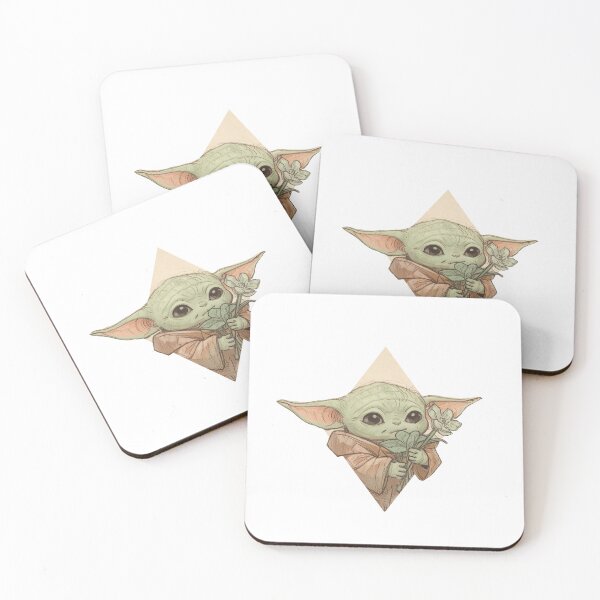 Item preview, BABY YODA WITH A FLOWERS  designed and sold by LIS AND MELIVERSO.