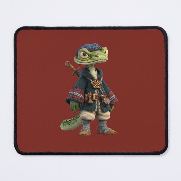 Item preview, Title: Pathfinding Lizard Warrior designed and sold by MYTHIC PEEL STICKERS.