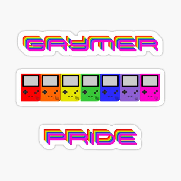 Item preview, Gaymer Pride Thin Handheld Console designed and sold by The Nerdy Nook.