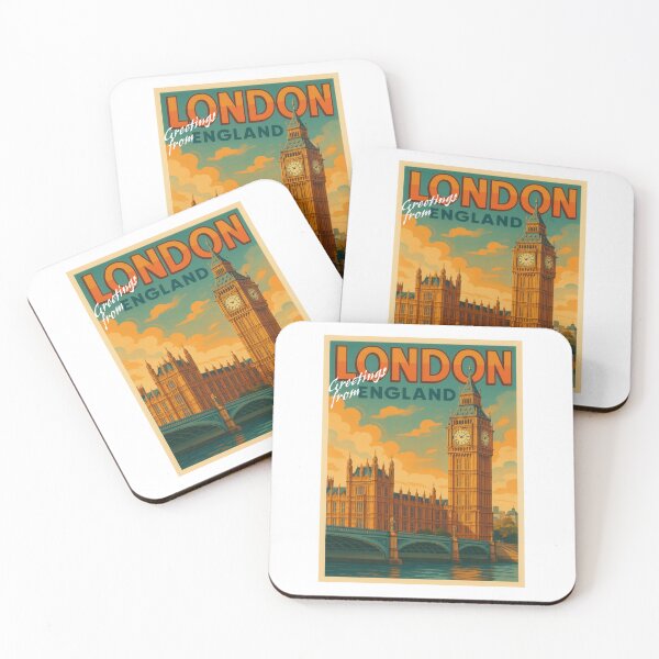 Item preview, Retro + Vintage Greetings from LONDON - BIG BEN designed and sold by Earth Celebration Designs.