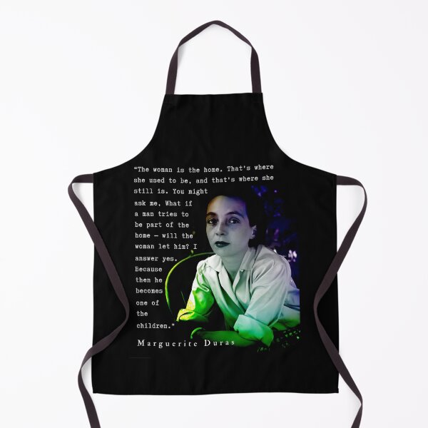 Item preview, Marguerite Duras quote: The woman is the home. That's where she used to be, and that's where she still is.  designed and sold by artbleed.
