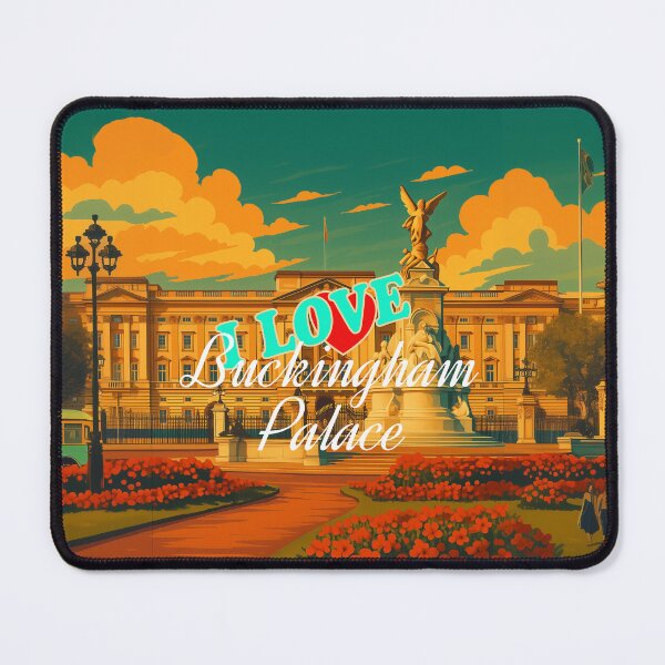 Item preview, Retro + Vintage Greetings from LONDON - BUCKINGHAM PALACE designed and sold by Earth Celebration Designs.
