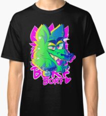 Funky Green Dog Classic T-Shirt