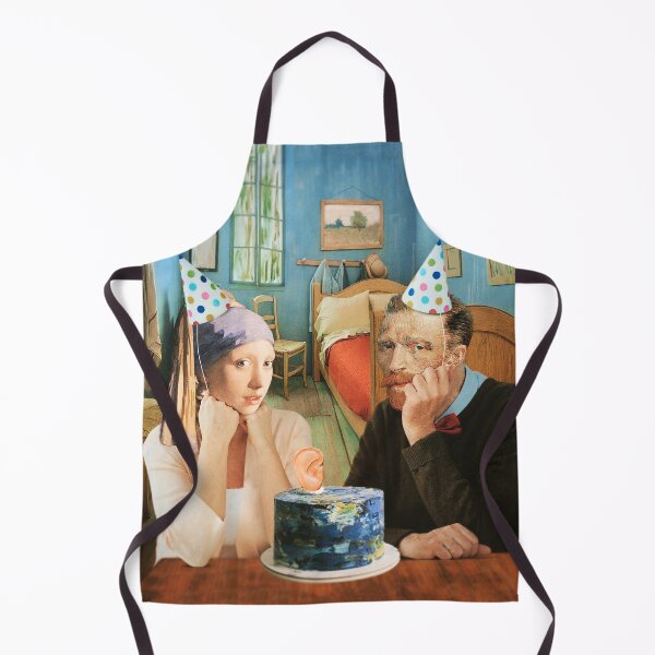 Item preview, Vincent Van Gogh Birthday Cake Artist Party Funny Painting designed and sold by Under-TheTable.