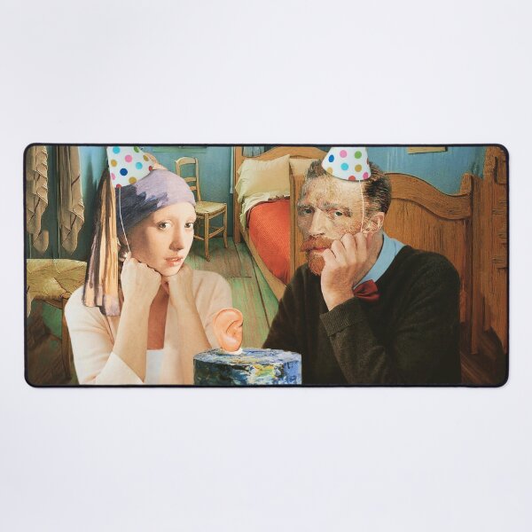 Item preview, Vincent Van Gogh Birthday Cake Artist Party Funny Painting designed and sold by Under-TheTable.