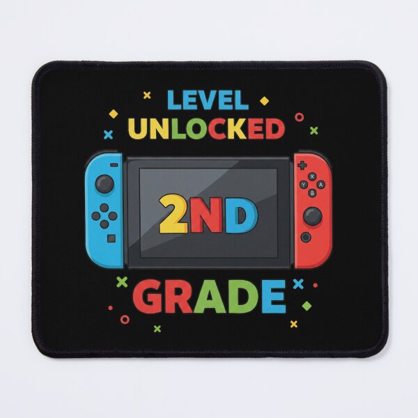 Item preview, Level Unlocked 2nd Grade Gamer Back to School Kids designed and sold by Alex Songs.