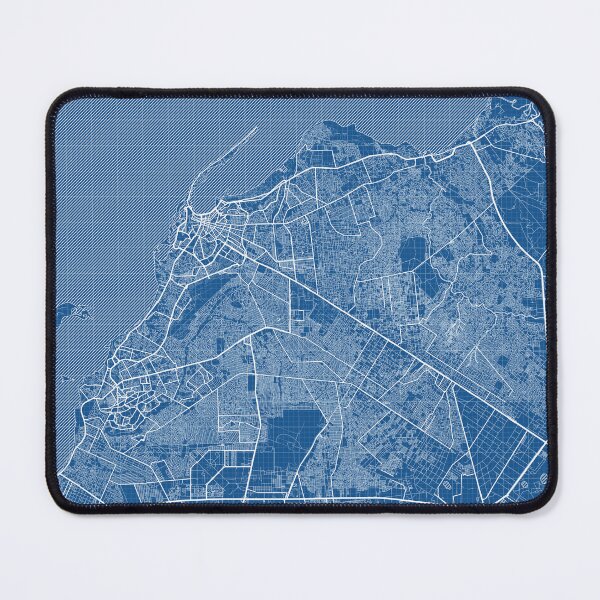 Item preview, Luanda City Map of Angola - Blueprint designed and sold by deMAP.