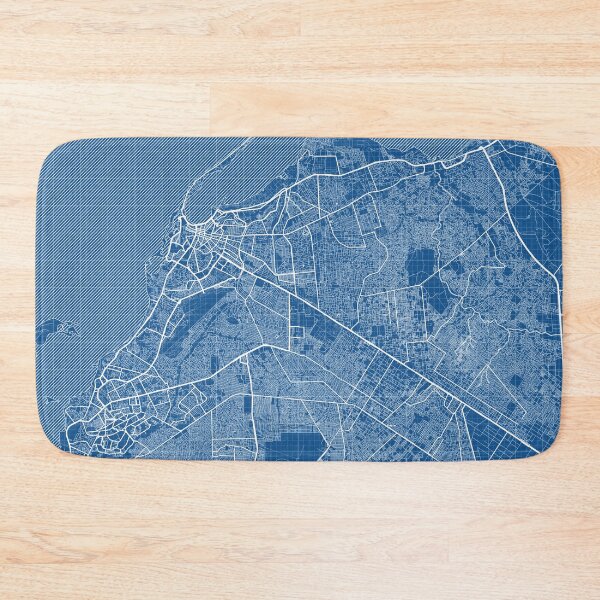 Item preview, Luanda City Map of Angola - Blueprint designed and sold by deMAP.