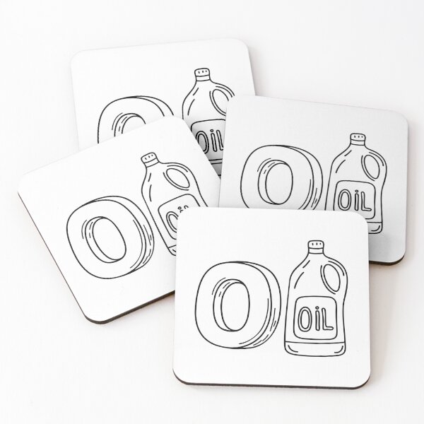 Item preview, An illustration of letter O stand for Oil beside it designed and sold by rasagamastore.