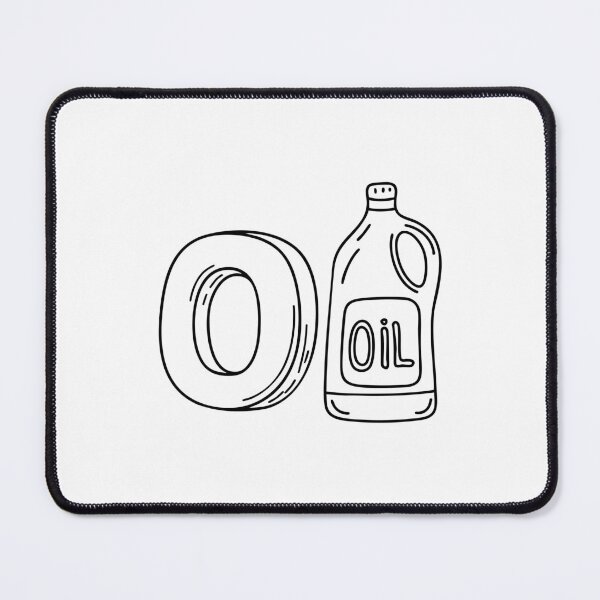 Item preview, An illustration of letter O stand for Oil beside it designed and sold by rasagamastore.