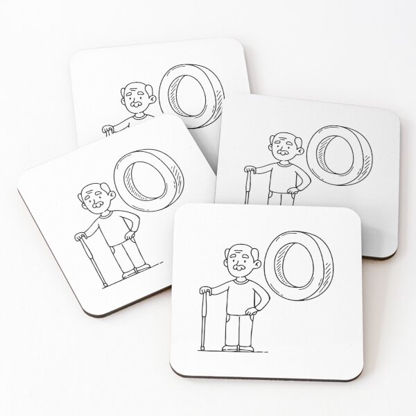 Item preview, An illustration of letter O stand for Old beside it designed and sold by rasagamastore.