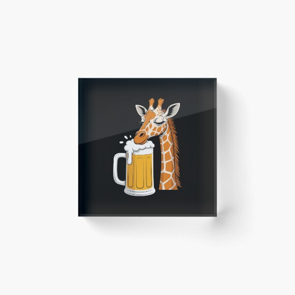 Item preview, Jirafa abrazando cerveza designed and sold by Hlz-0118.